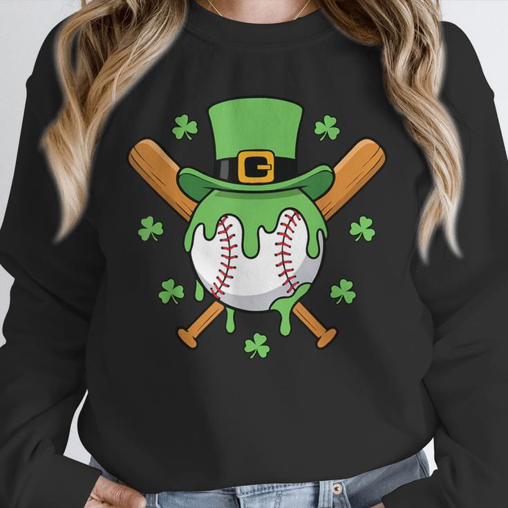 St Patricks Day Baseball Drip Ice Cream Baseball Home Plate Unisex Sweatshirt St Patricks Day Baseball Drip Ice Cream Baseball Home Plate Unisex Sweatshirt