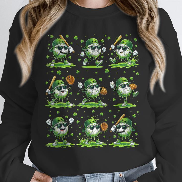 St Patricks Day Baseball Ice Cream Boys Baseball Player Unisex Sweatshirt St Patricks Day Baseball Ice Cream Boys Baseball Player Unisex Sweatshirt