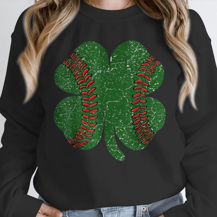 St Patricks Day Shamrock Baseball Saint Paddy's Unisex Sweatshirt St Patricks Day Shamrock Baseball Saint Paddy's Unisex Sweatshirt