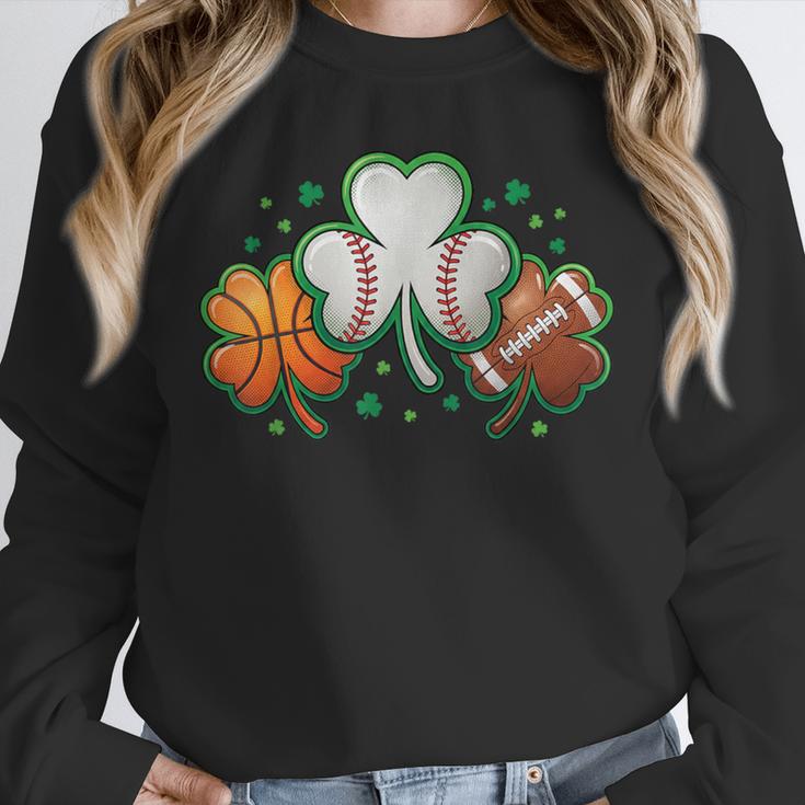 St Patricks Day Shamrock Sports Baseball Basketball Football Unisex Sweatshirt St Patricks Day Shamrock Sports Baseball Basketball Football Unisex Sweatshirt