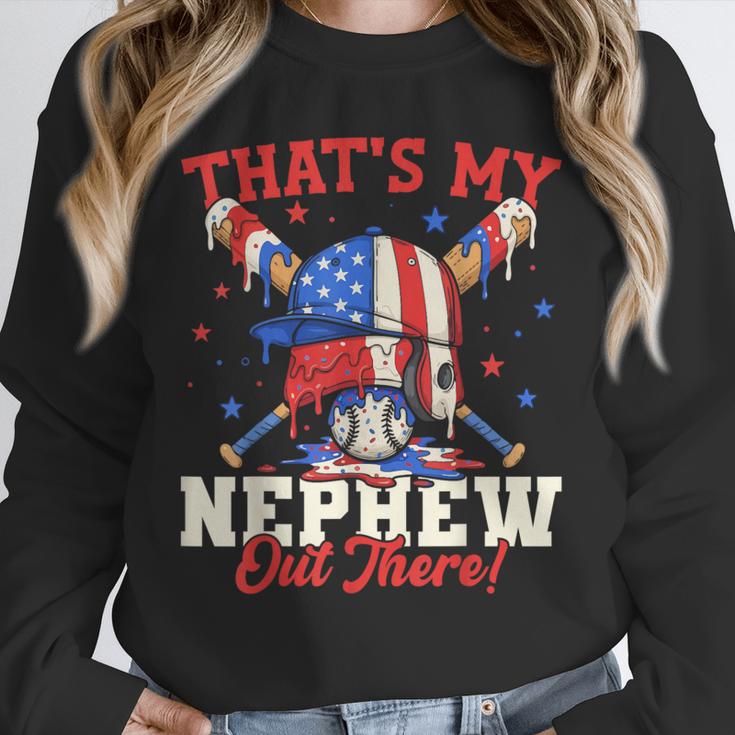 That's My Nephew Out There Baseball Cream Drip Crossed Bat Unisex Sweatshirt That's My Nephew Out There Baseball Cream Drip Crossed Bat Unisex Sweatshirt