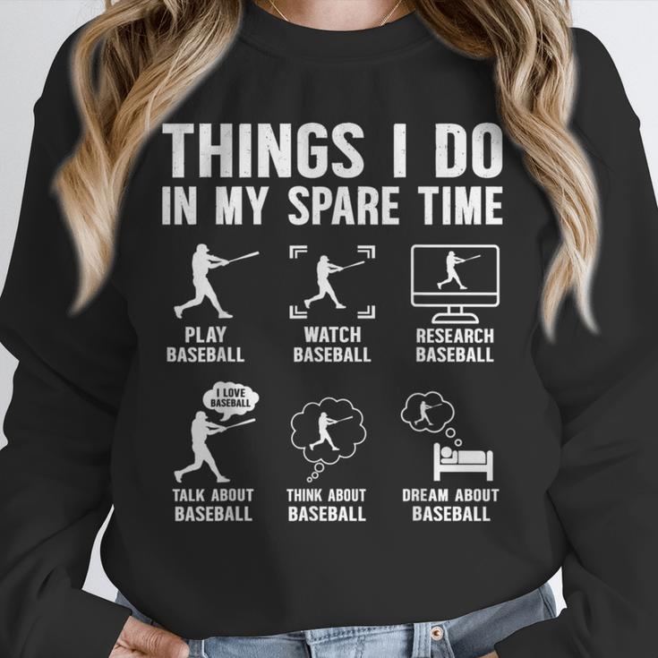 Things I Do In My Spare Time Baseball Lovers Kids Boys Unisex Sweatshirt Things I Do In My Spare Time Baseball Lovers Kids Boys Unisex Sweatshirt