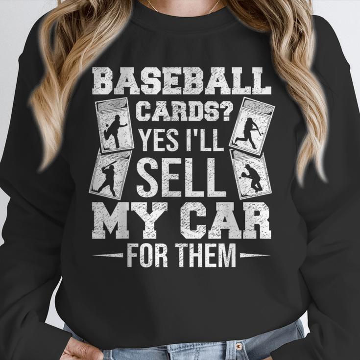 Trading Card Collector Cardboard Baseball Card Collector Unisex Sweatshirt
