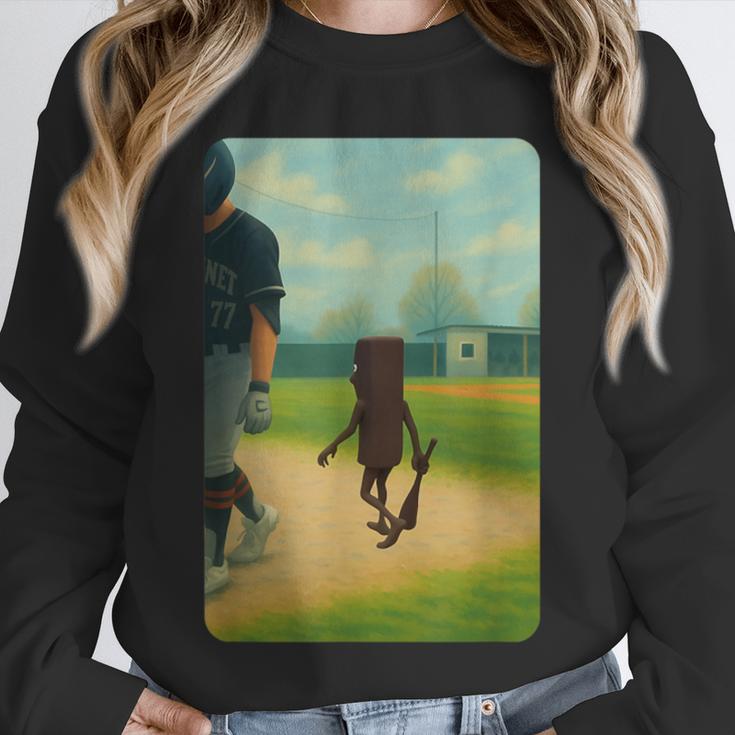 Tung Tung Tung Sahur Baseball Meme Unisex Sweatshirt Tung Tung Tung Sahur Baseball Meme Unisex Sweatshirt