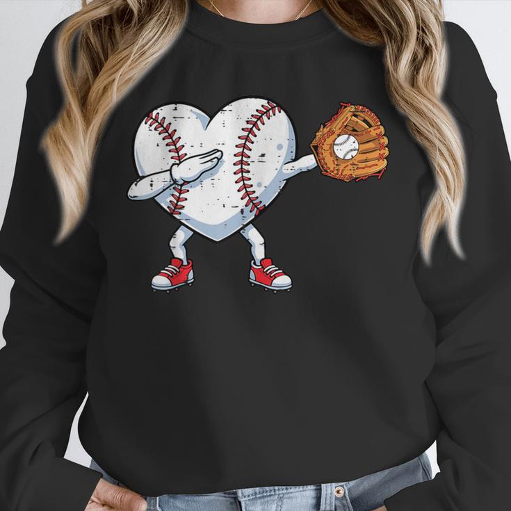 Valentines Day Baseball Ball Heart Dab Boys Kids Men Unisex Sweatshirt Valentines Day Baseball Ball Heart Dab Boys Kids Men Unisex Sweatshirt