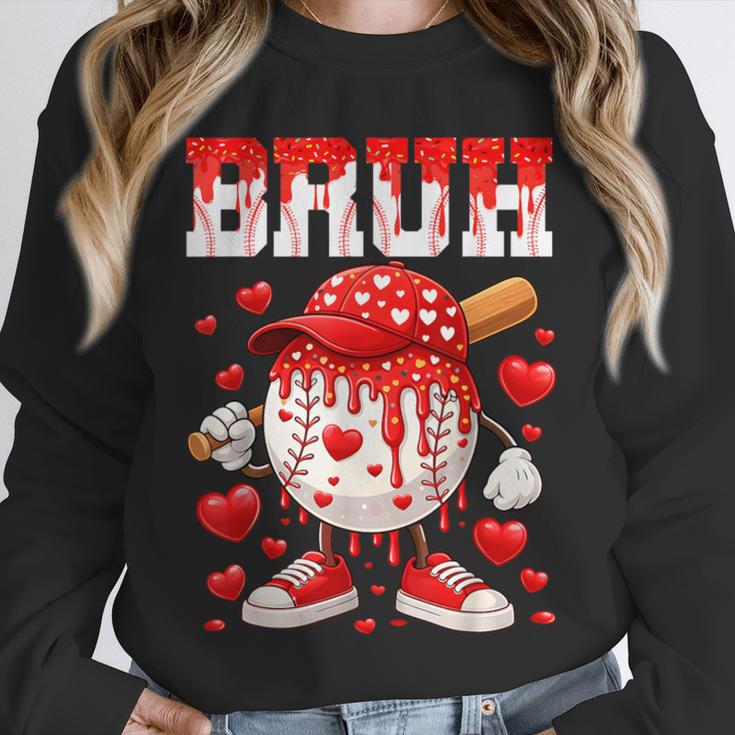 Valentines Day Baseball Drip Boys Bruh Ice Cream Toddler Kid Unisex Sweatshirt Valentines Day Baseball Drip Boys Bruh Ice Cream Toddler Kid Unisex Sweatshirt