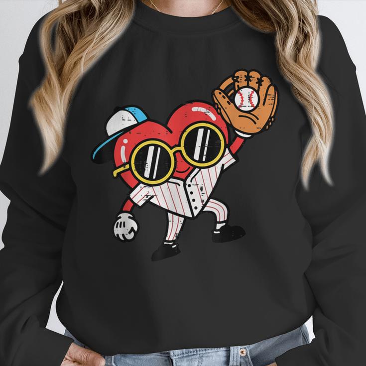 Valentines Day Baseball Heart Gloves Cute Boys Kid Youth Men Unisex Sweatshirt Valentines Day Baseball Heart Gloves Cute Boys Kid Youth Men Unisex Sweatshirt