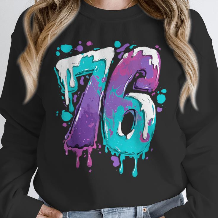 Vintage Baseball 76 Number Unisex Sweatshirt