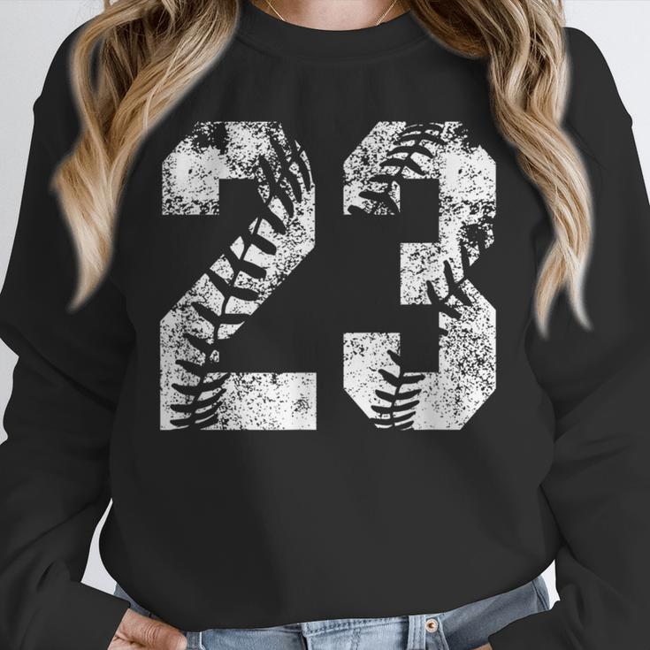 Vintage Baseball Number 23 Jersey Player Uniform Unisex Sweatshirt Vintage Baseball Number 23 Jersey Player Uniform Unisex Sweatshirt