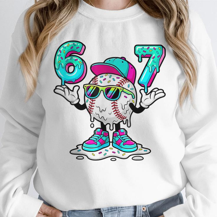 67 Baseball Drip Ice Cream 67 Baseball Men Boy Kids Unisex Sweatshirt 67 Baseball Drip Ice Cream 67 Baseball Men Boy Kids Unisex Sweatshirt