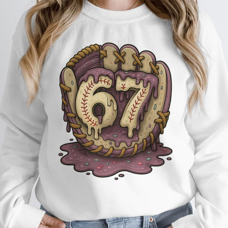 67 Ice Cream Drip Six Seven Baseball Premium Tri-Blend Unisex Sweatshirt 67 Ice Cream Drip Six Seven Baseball Premium Tri-Blend Unisex Sweatshirt