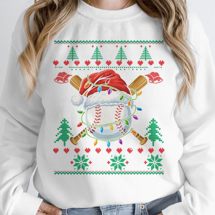 Baseball Christmas Ugly Sweater Santa Sport Men Kids Unisex Sweatshirt Baseball Christmas Ugly Sweater Santa Sport Men Kids Unisex Sweatshirt