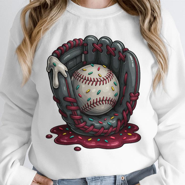 Baseball Drip Team For Boys And Girls Ice Cream Cool Premium Tri-Blend Unisex Sweatshirt