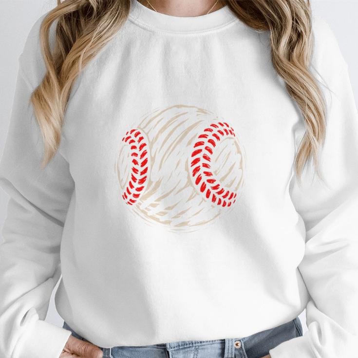 Baseball Gigi Distressed Vintage Grandma Game Day Unisex Sweatshirt
