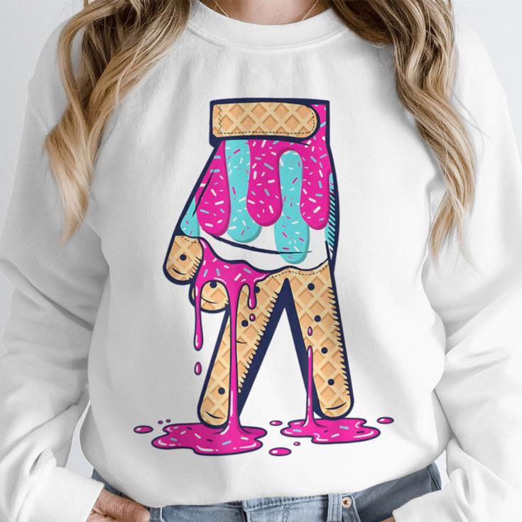 Baseball Ice Cream Drip Boys Glove Sprinkles Baseball Lover Unisex Sweatshirt Baseball Ice Cream Drip Boys Glove Sprinkles Baseball Lover Unisex Sweatshirt