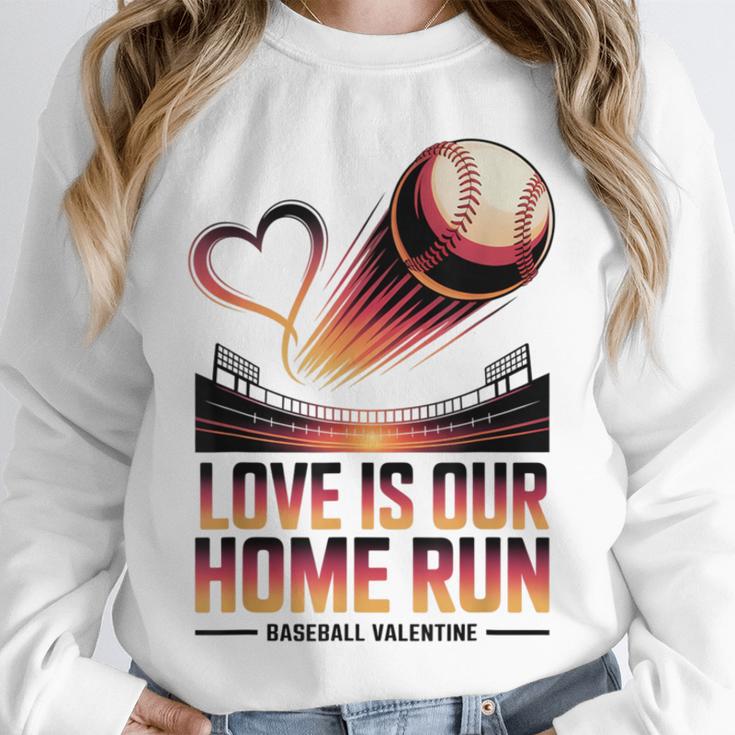 Baseball Valentine Forever On Deck For You Unisex Sweatshirt
