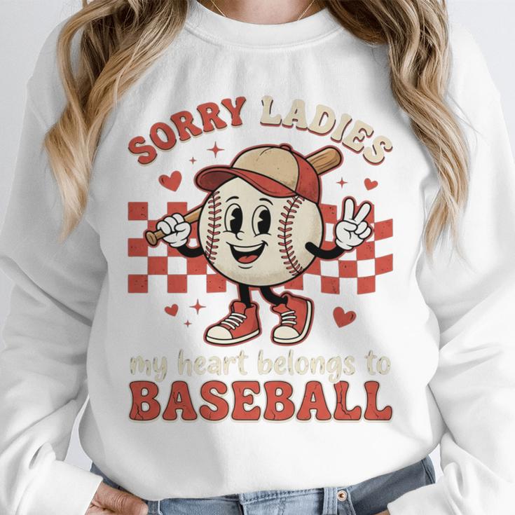 Boys & Women Men Baseball Valentine With Hearts Sporty Love Unisex Sweatshirt Boys & Women Men Baseball Valentine With Hearts Sporty Love Unisex Sweatshirt