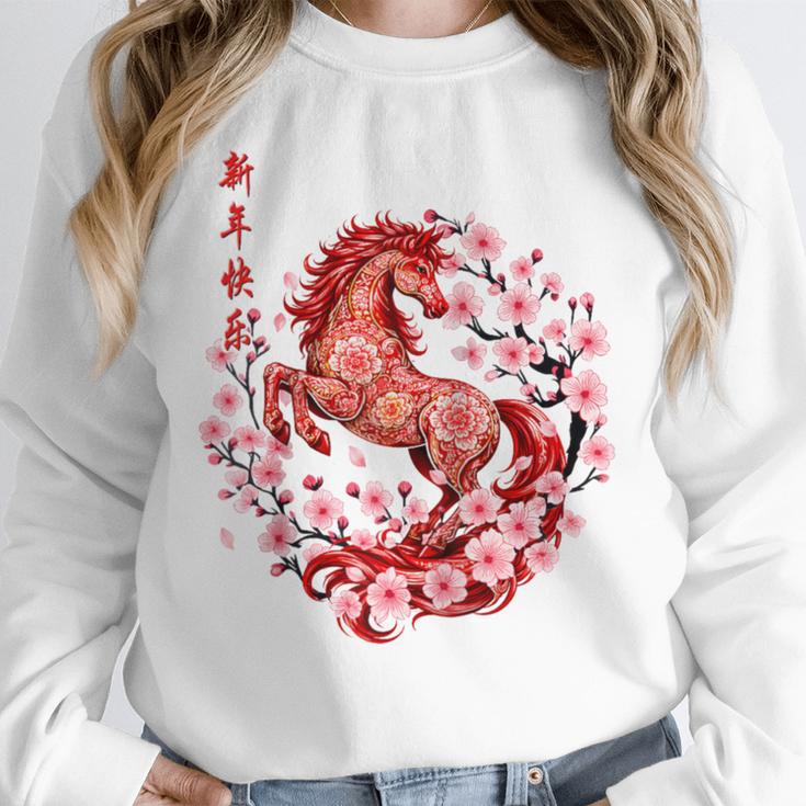 Chinese New Year 2026 Year Of The Horse Raglan Baseball Tee Unisex Sweatshirt Chinese New Year 2026 Year Of The Horse Raglan Baseball Tee Unisex Sweatshirt