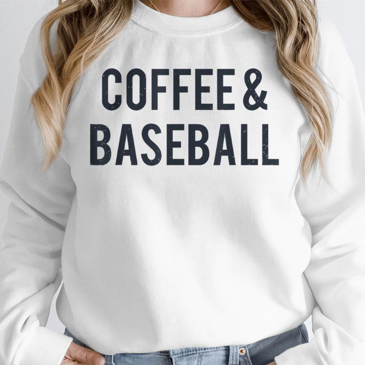 Coffee And Baseball Unisex Sweatshirt Coffee And Baseball Unisex Sweatshirt