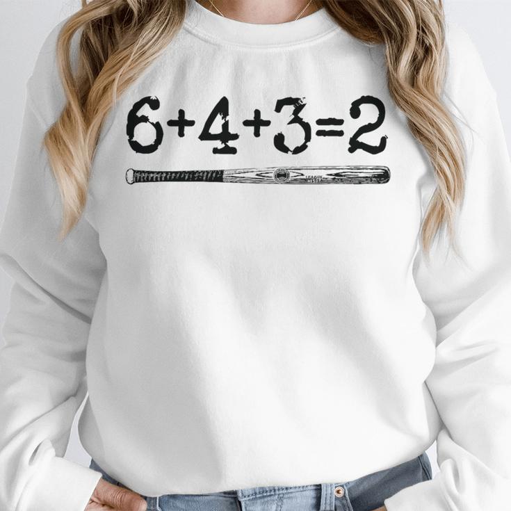 Double Play 6 4 3 2 Vintage Baseball Math Softball Player Premium Tri-Blend Unisex Sweatshirt Double Play 6 4 3 2 Vintage Baseball Math Softball Player Premium Tri-Blend Unisex Sweatshirt