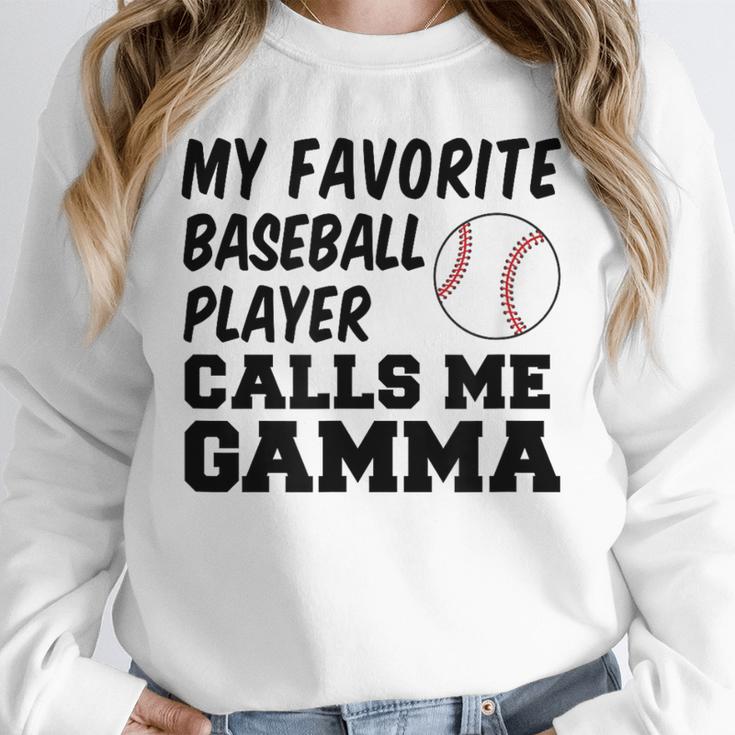 My Favorite Baseball Player Calls Me Gamma Unisex Sweatshirt