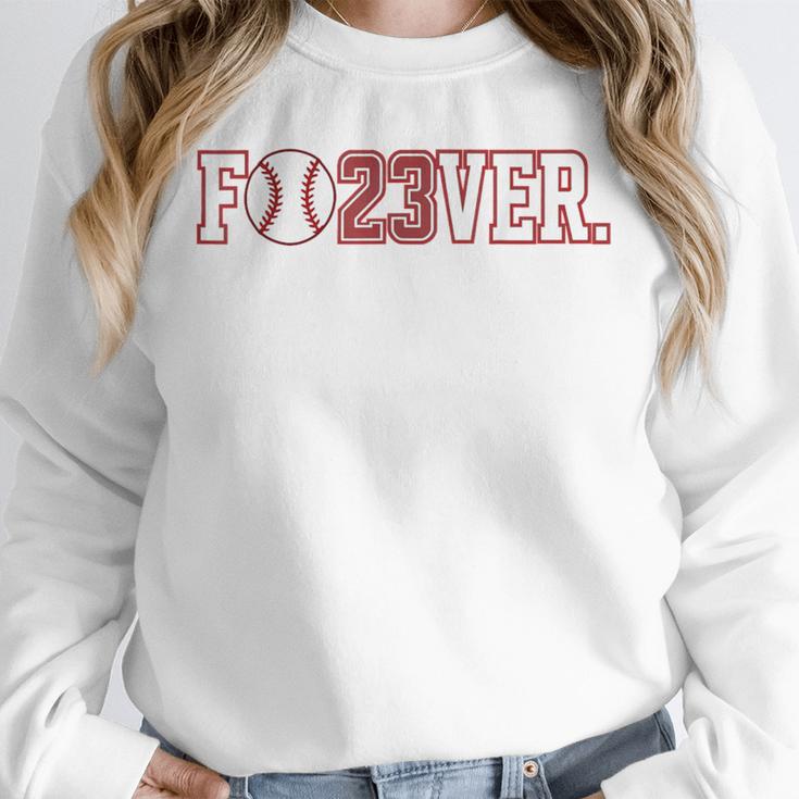 Fo23ver Baseball Sports Fan 23 Forever Unisex Sweatshirt