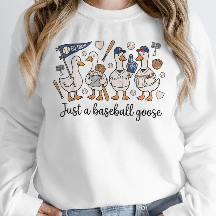 Game Day Just A Baseball Goose Cute Duck Team Sports Unisex Sweatshirt Game Day Just A Baseball Goose Cute Duck Team Sports Unisex Sweatshirt