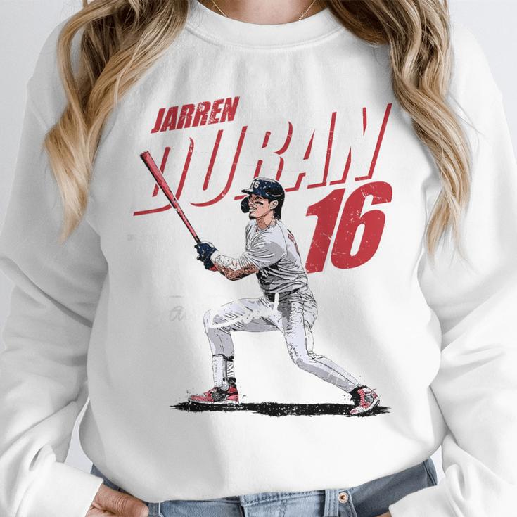 Jarren Duran Boston MLB Baseball Players MLBJDU204M Unisex Sweatshirt