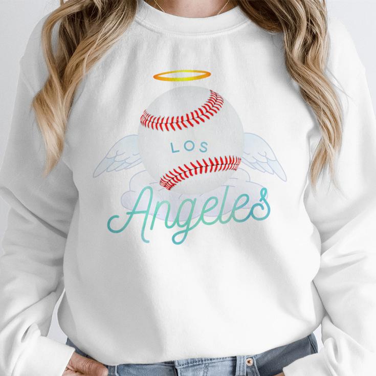 Los Angeles Angel Ball Tshirt Cool Baseball Team Premium Tri-Blend Unisex Sweatshirt Los Angeles Angel Ball Tshirt Cool Baseball Team Premium Tri-Blend Unisex Sweatshirt