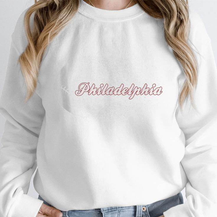 Philadelphia Baseball Skyline Philly Men Women Unisex Sweatshirt Philadelphia Baseball Skyline Philly Men Women Unisex Sweatshirt