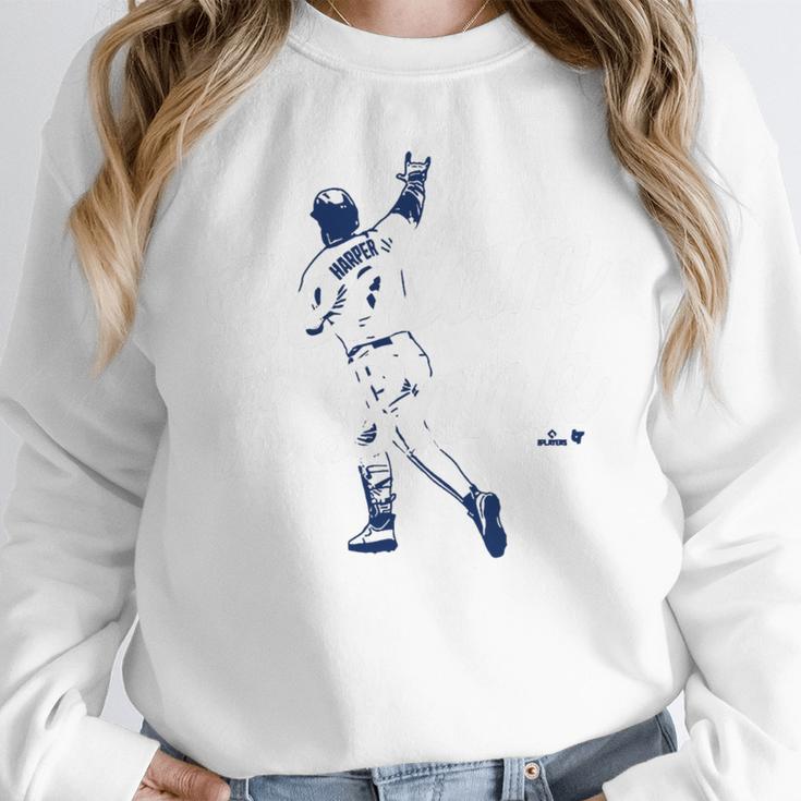 Philly Bedlam Bedlam At The Bank Philadelphia Baseball Premium Tri-Blend Unisex Sweatshirt