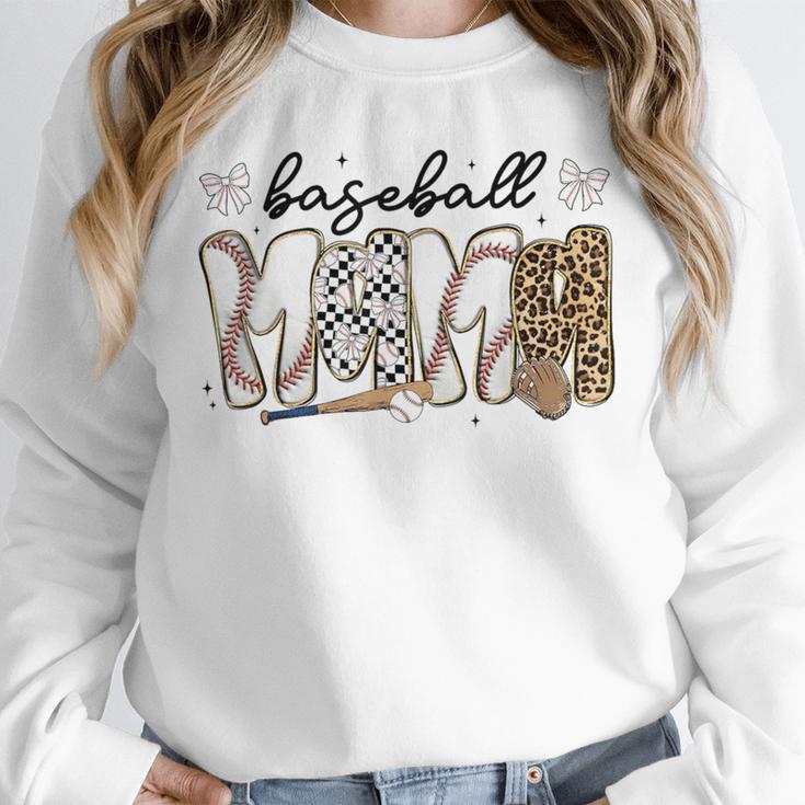 Preppy Baseball Mama Coquette Bow Game Day Mom Mother Unisex Sweatshirt Preppy Baseball Mama Coquette Bow Game Day Mom Mother Unisex Sweatshirt