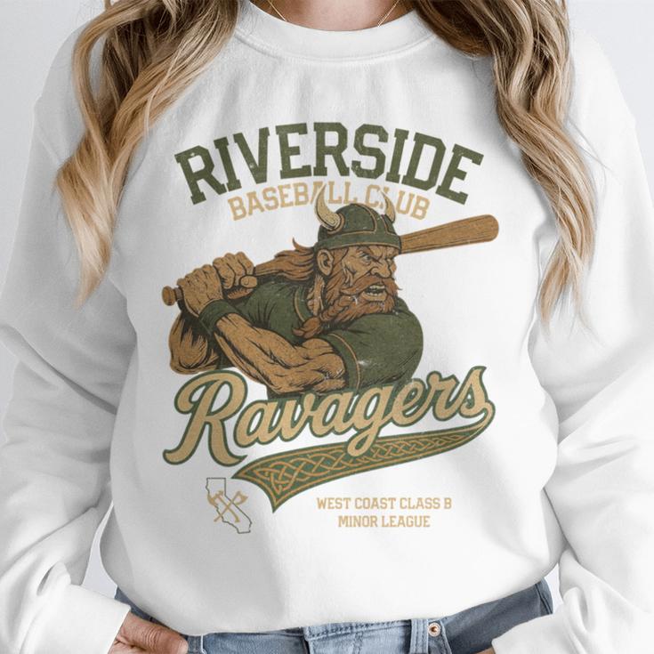 Riverside Ravagers Retro Minor League Baseball Unisex Sweatshirt Riverside Ravagers Retro Minor League Baseball Unisex Sweatshirt