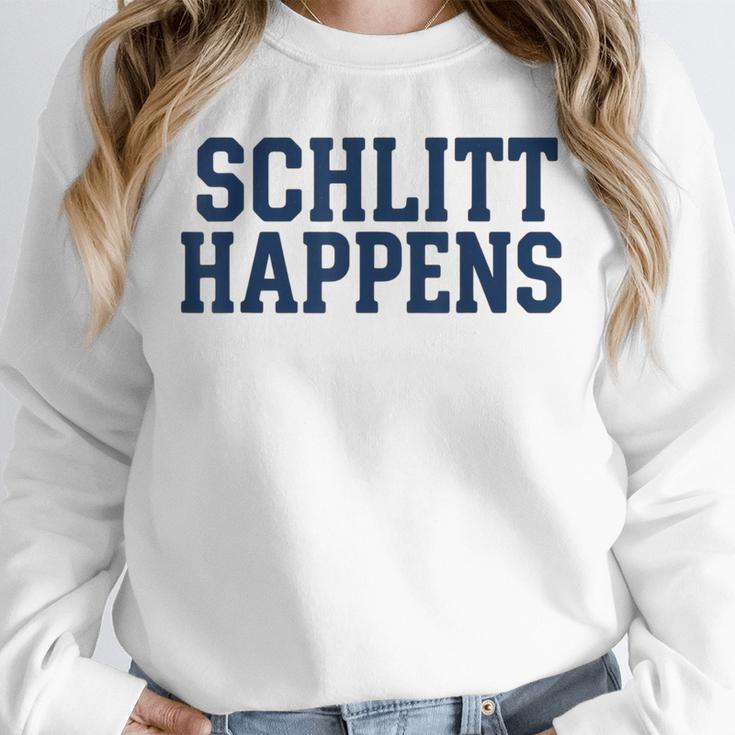 Schlitt Happens NY Bronx I Heart Baseball Apparel Unisex Sweatshirt