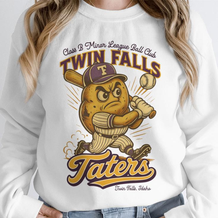 Twin Falls Taters Minor League Baseball Team Unisex Sweatshirt Twin Falls Taters Minor League Baseball Team Unisex Sweatshirt