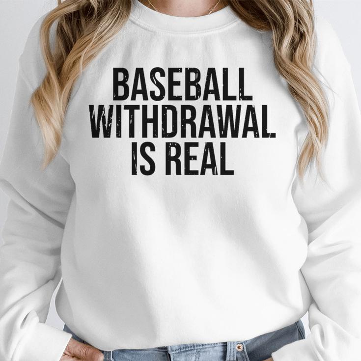 Vintage Baseball Withdrawal Is Real Premium Tri-Blend Unisex Sweatshirt Vintage Baseball Withdrawal Is Real Premium Tri-Blend Unisex Sweatshirt