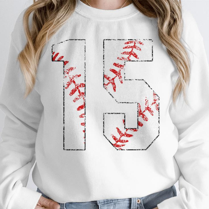 Vintage Distressed Baseball Number 15 Jersey Player Uniform Unisex Sweatshirt Vintage Distressed Baseball Number 15 Jersey Player Uniform Unisex Sweatshirt