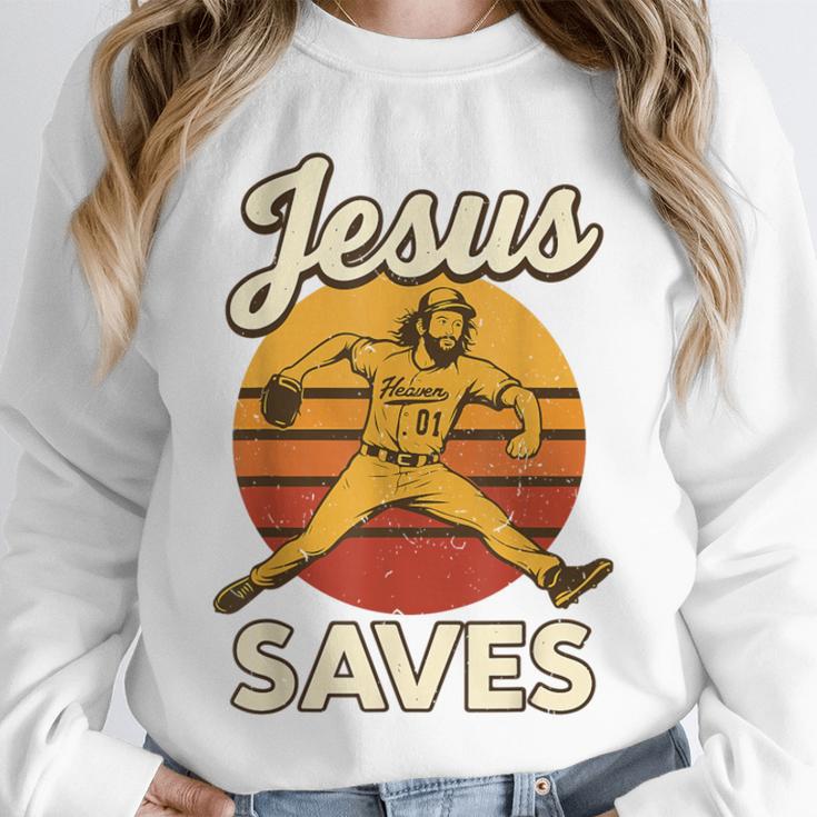 Youth Boy Baseball Jesus Saves Christian Baseball Religious Unisex Sweatshirt Youth Boy Baseball Jesus Saves Christian Baseball Religious Unisex Sweatshirt