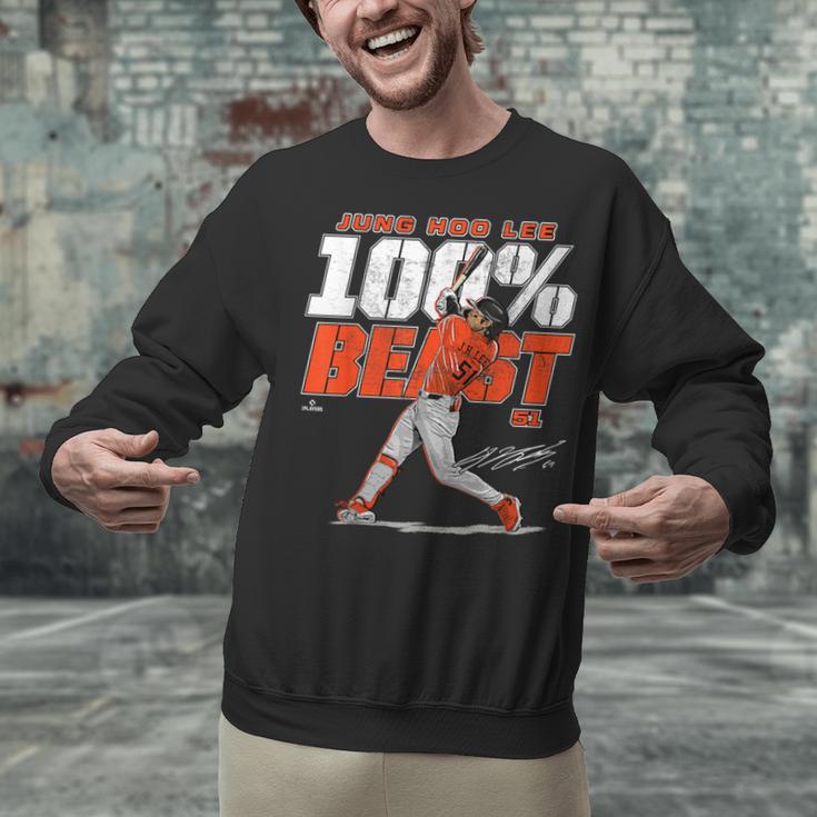 100 Beast Jung Hoo Lee San Francisco Baseball MLBPA Unisex Sweatshirt