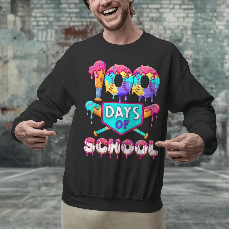 100 Days Of School Baseball Boys Kids Unisex Sweatshirt 100 Days Of School Baseball Boys Kids Unisex Sweatshirt