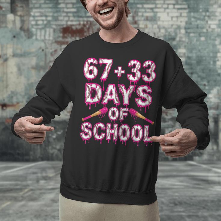 100 Days Of School Baseball Boys Six Seven Drip 100th Day Unisex Sweatshirt 100 Days Of School Baseball Boys Six Seven Drip 100th Day Unisex Sweatshirt