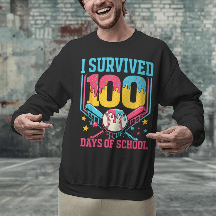 100 Days Of School Baseball Drip 100 Days Boy Girl Kids Unisex Sweatshirt 100 Days Of School Baseball Drip 100 Days Boy Girl Kids Unisex Sweatshirt