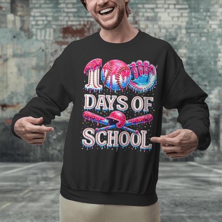 100 Days Of School Baseball Lover Donut Drip Boy Girl Unisex Sweatshirt 100 Days Of School Baseball Lover Donut Drip Boy Girl Unisex Sweatshirt