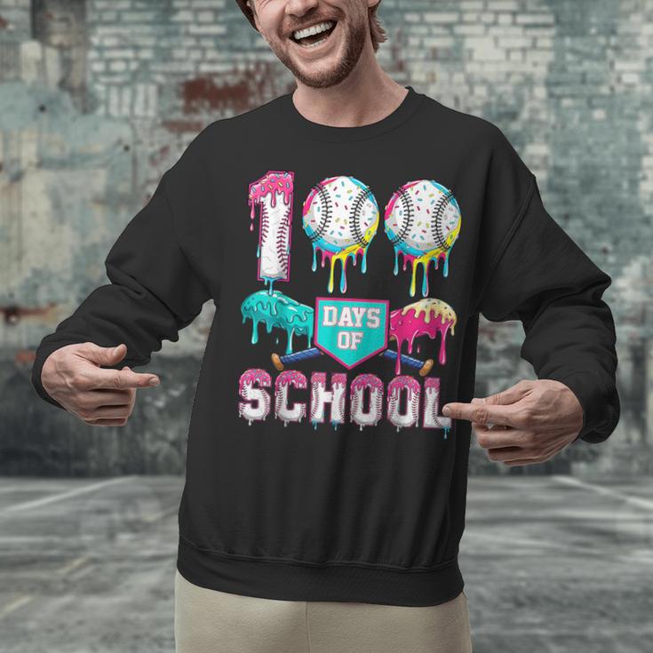 100 Days Of School Boys Kids 100th Day Of School Baseball Unisex Sweatshirt 100 Days Of School Boys Kids 100th Day Of School Baseball Unisex Sweatshirt