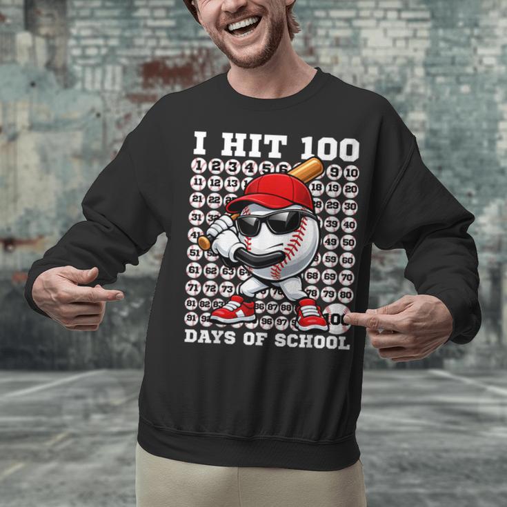 100 Days Of School Retro Baseball Sport For Boys Teachers Unisex Sweatshirt 100 Days Of School Retro Baseball Sport For Boys Teachers Unisex Sweatshirt