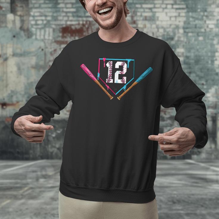12th Birthday Baseball Ice Cream Drip 12 Years Old Boy Kids Unisex Sweatshirt 12th Birthday Baseball Ice Cream Drip 12 Years Old Boy Kids Unisex Sweatshirt
