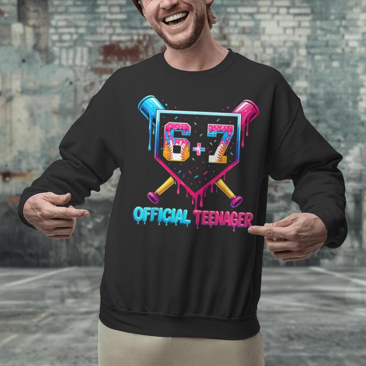 13th Birthday Official Teenager 67 Baseball Drip Boys Unisex Sweatshirt 13th Birthday Official Teenager 67 Baseball Drip Boys Unisex Sweatshirt