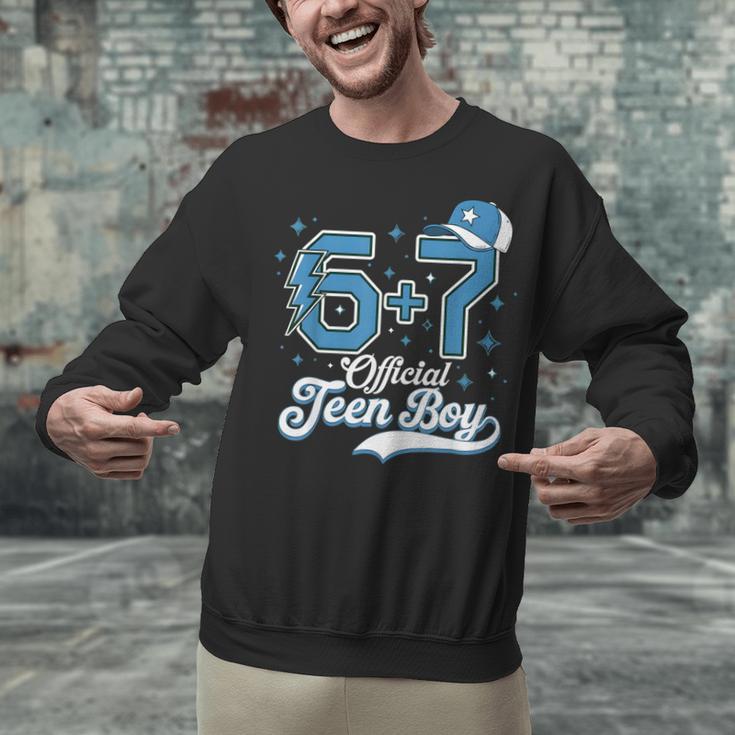 6 7 Meme Official Teenager 13th Birthday Baseball Boy Unisex Sweatshirt 6 7 Meme Official Teenager 13th Birthday Baseball Boy Unisex Sweatshirt