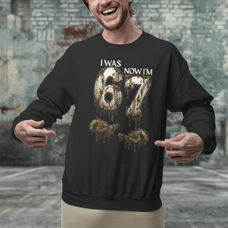 I Was 6 Now I'm 7 Baseball 6 7 Birthday Boys Girls Unisex Sweatshirt I Was 6 Now I'm 7 Baseball 6 7 Birthday Boys Girls Unisex Sweatshirt