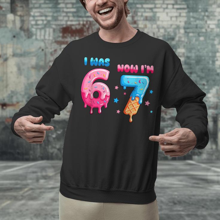 I Was 6 Now I'm 7 Birthday Baseball Drip For Boys Kid Unisex Sweatshirt I Was 6 Now I'm 7 Birthday Baseball Drip For Boys Kid Unisex Sweatshirt